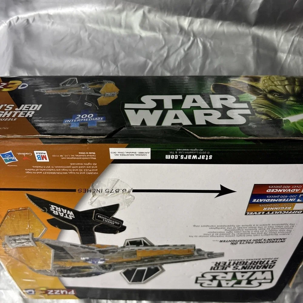 Star Wars Puzz3D Anakin's Jedi‎ Starfighter Foam Backed Puzzle Milton Bradley